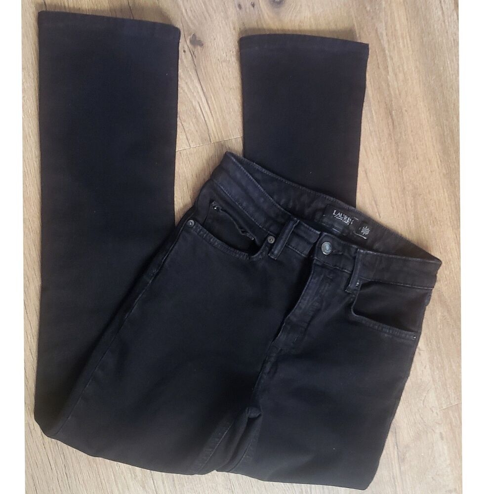 Lauren Ralph Lauren Jeans Black Label Women’s 2 Black Preppy Americana Pants
